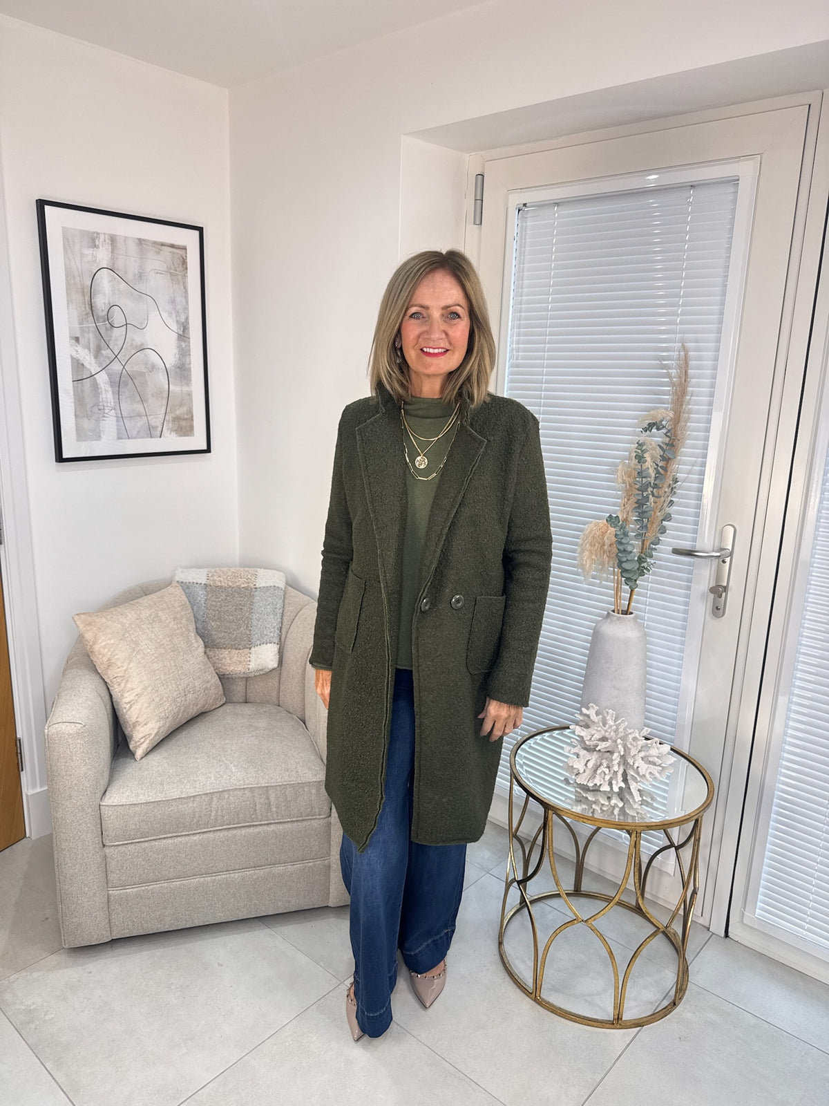 Beckie Boucle Coat