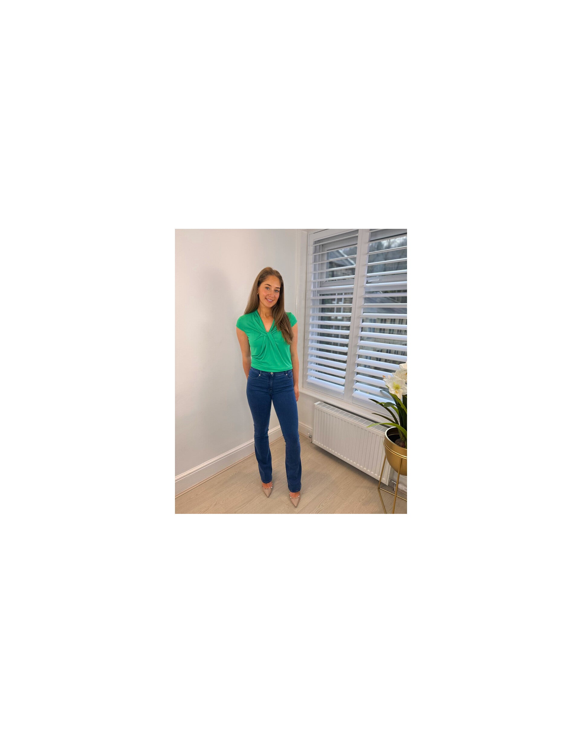 Joella Kick Flare Power Stretch Jeans