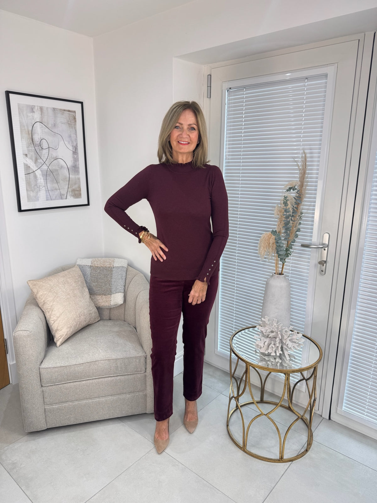 Frill Neck Jumper