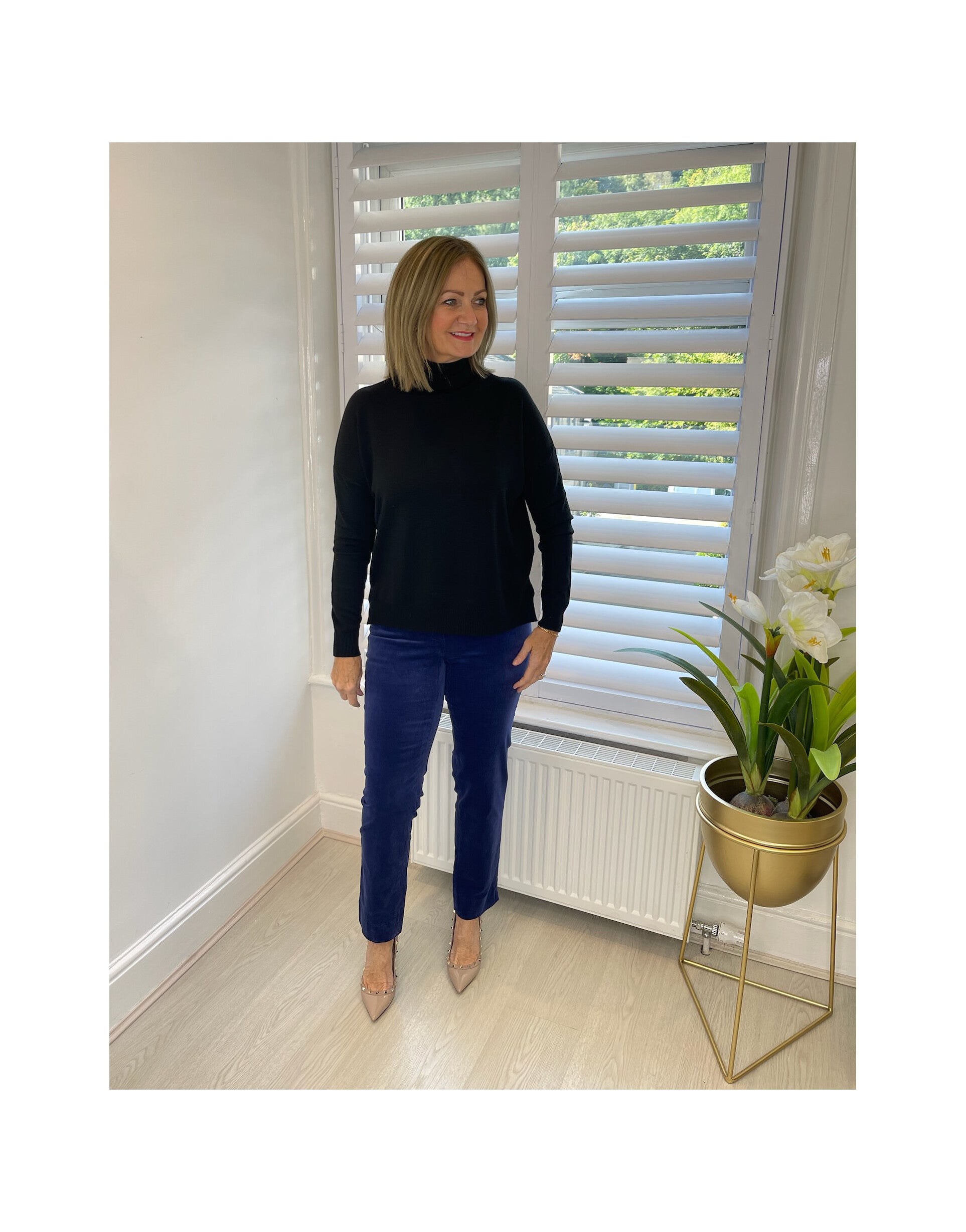 Marie Petite 29" Length Velvet