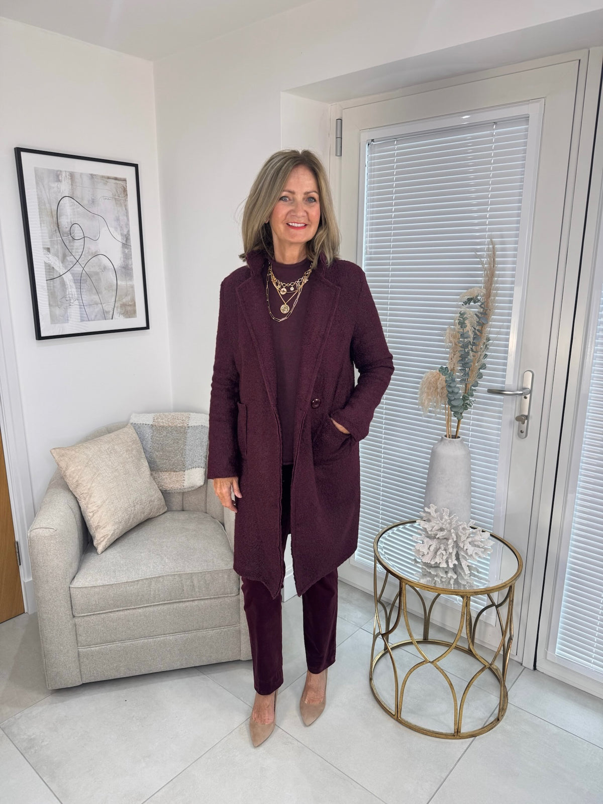 Beckie Boucle Coat