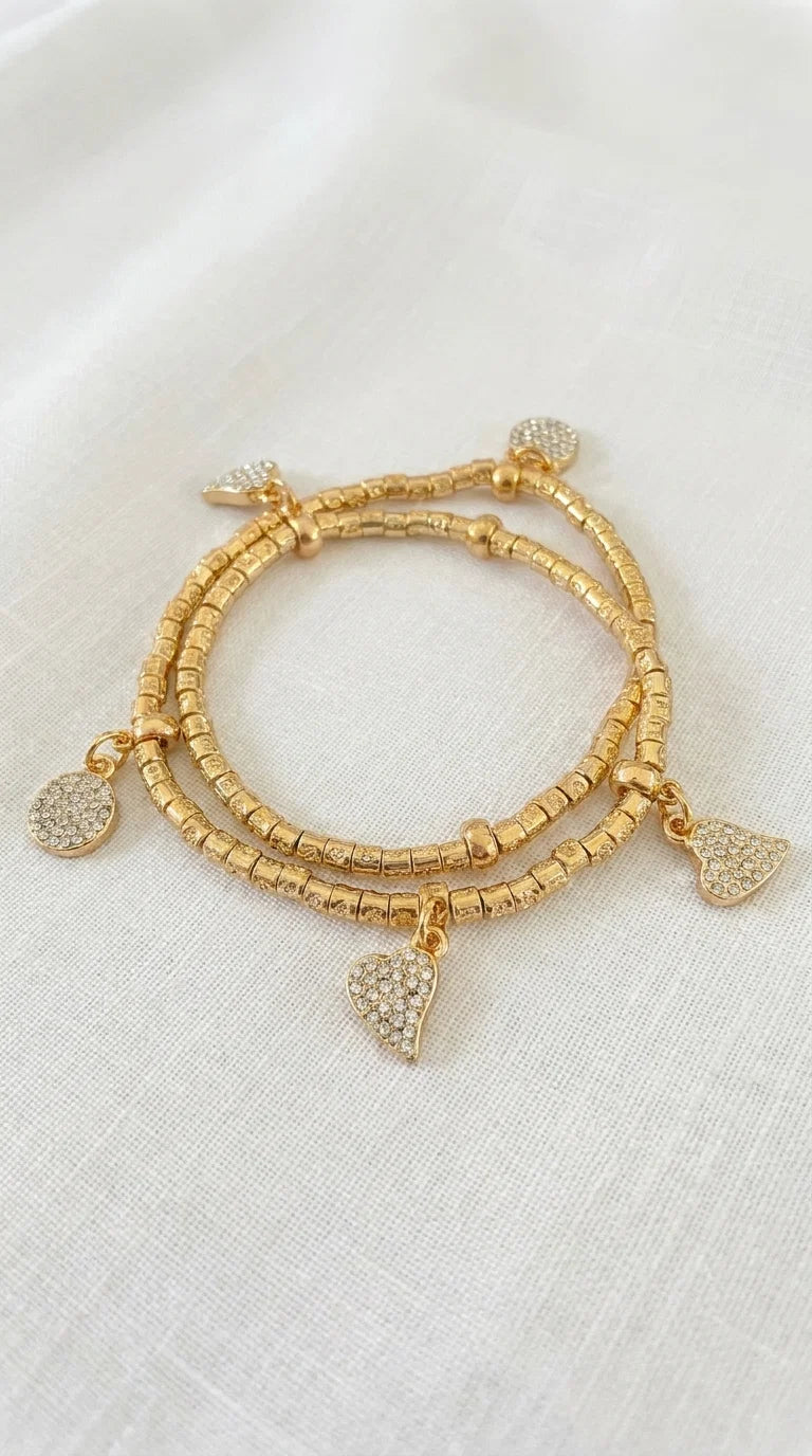 Star & Moon Charm Bracelet
