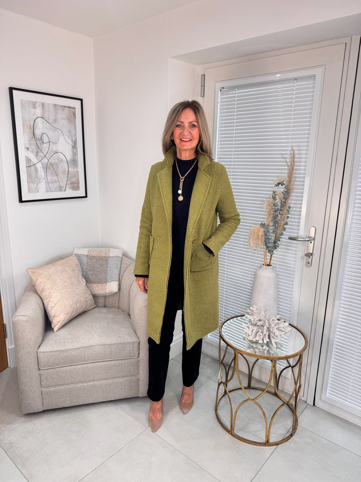 Beckie Boucle Coat
