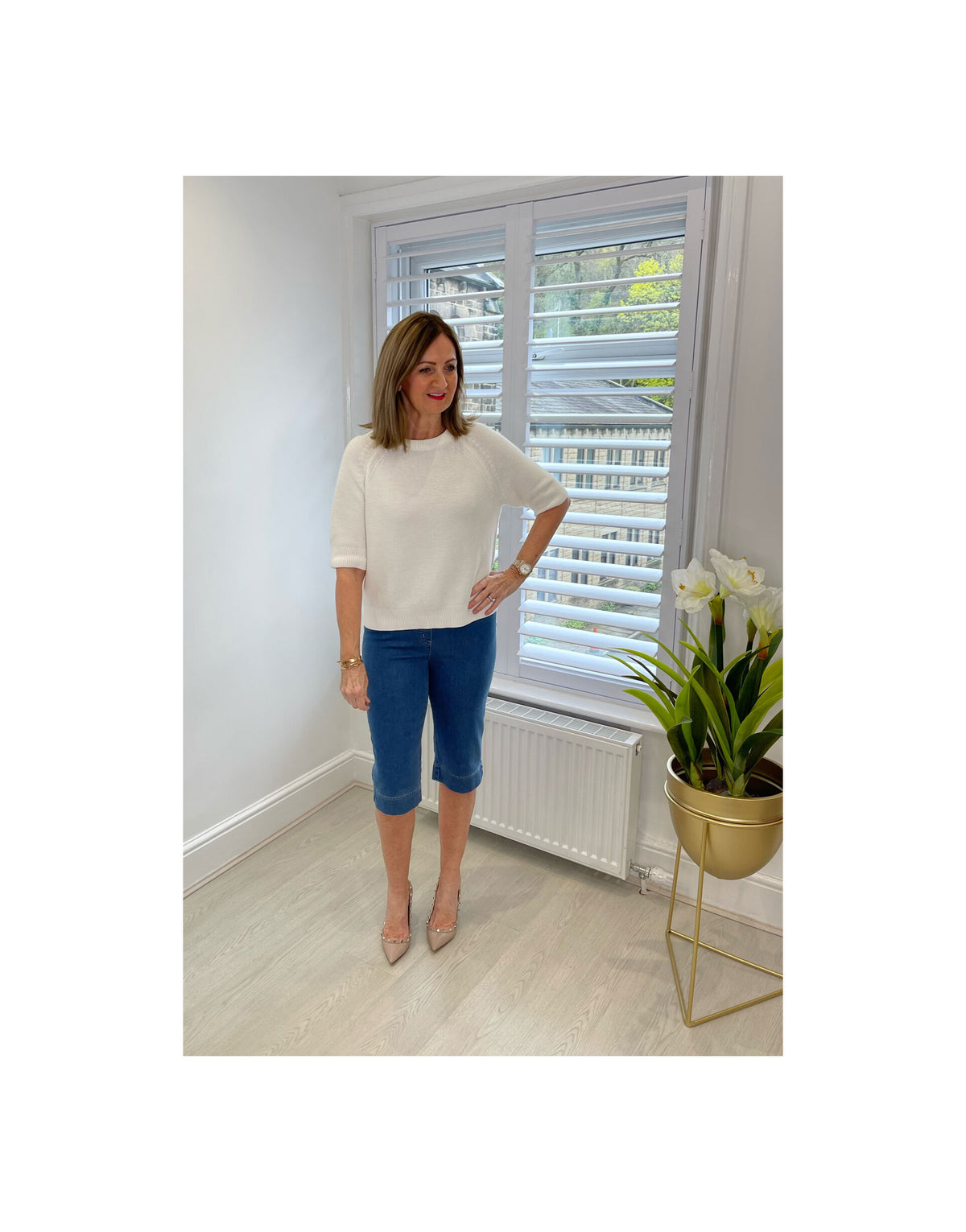 Bella 05 Denim Bermuda Shorts