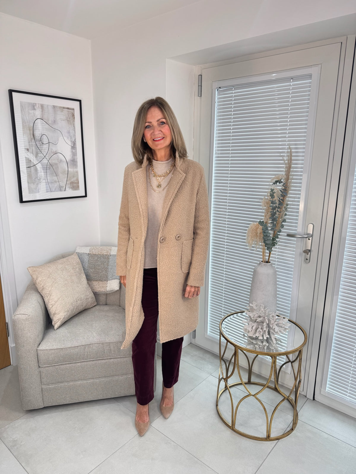 Beckie Boucle Coat