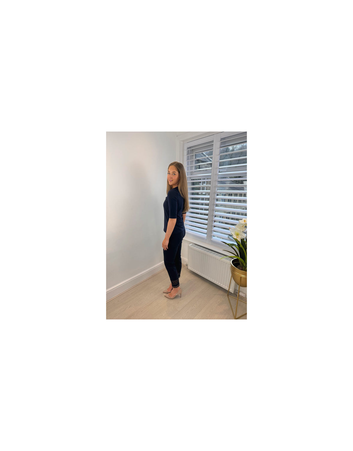 Marie 09 Crochet Hem Trousers