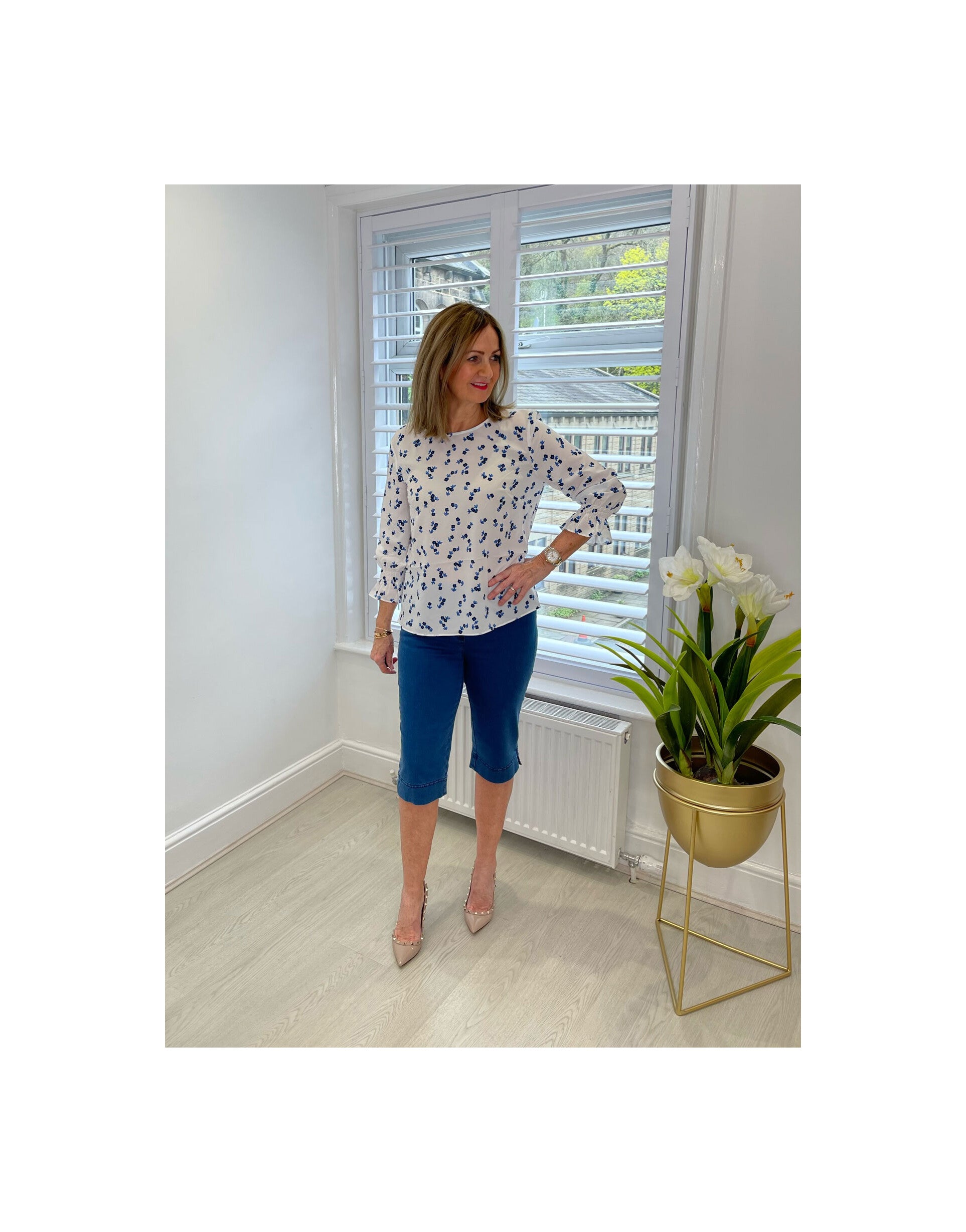 Bella 05 Denim Bermuda Shorts