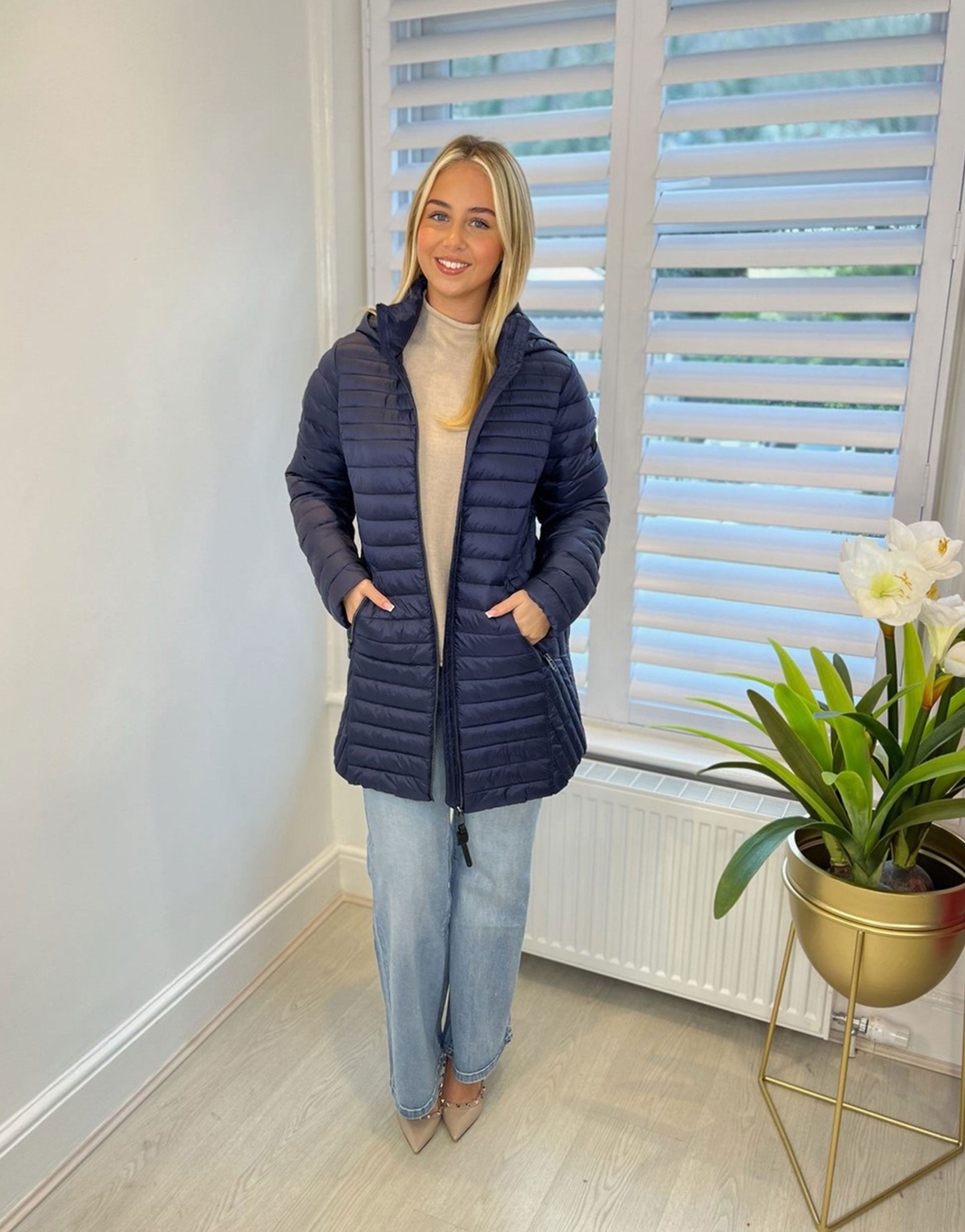 Farrah Padded Longline Coat