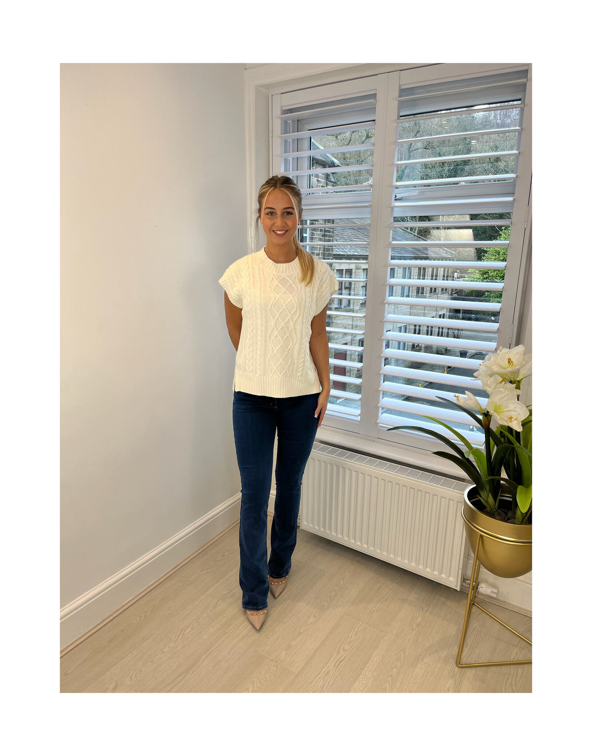 Joella Kick Flare Power Stretch Jeans