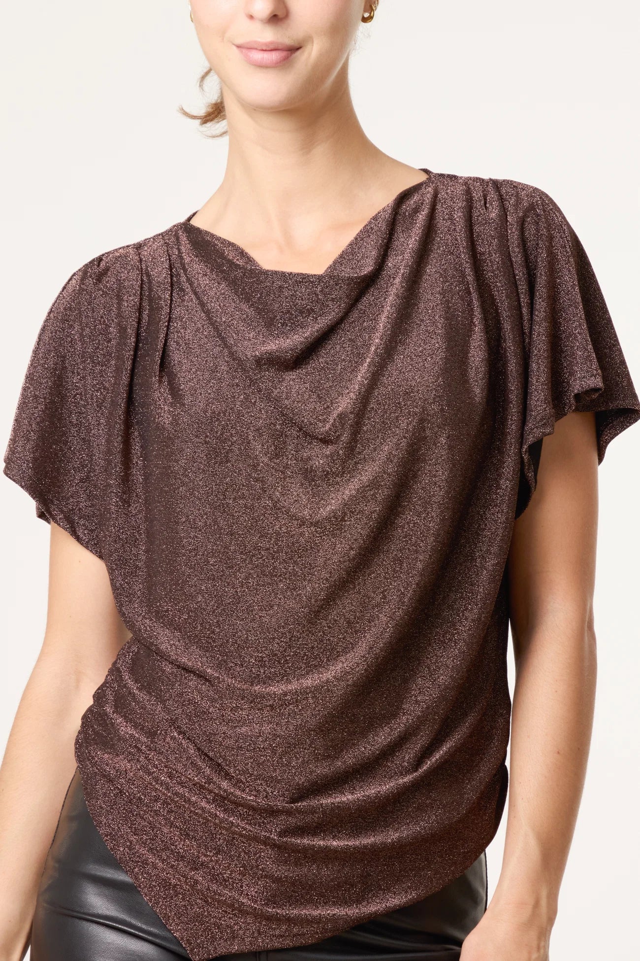 Asymmetric Sparkle Top