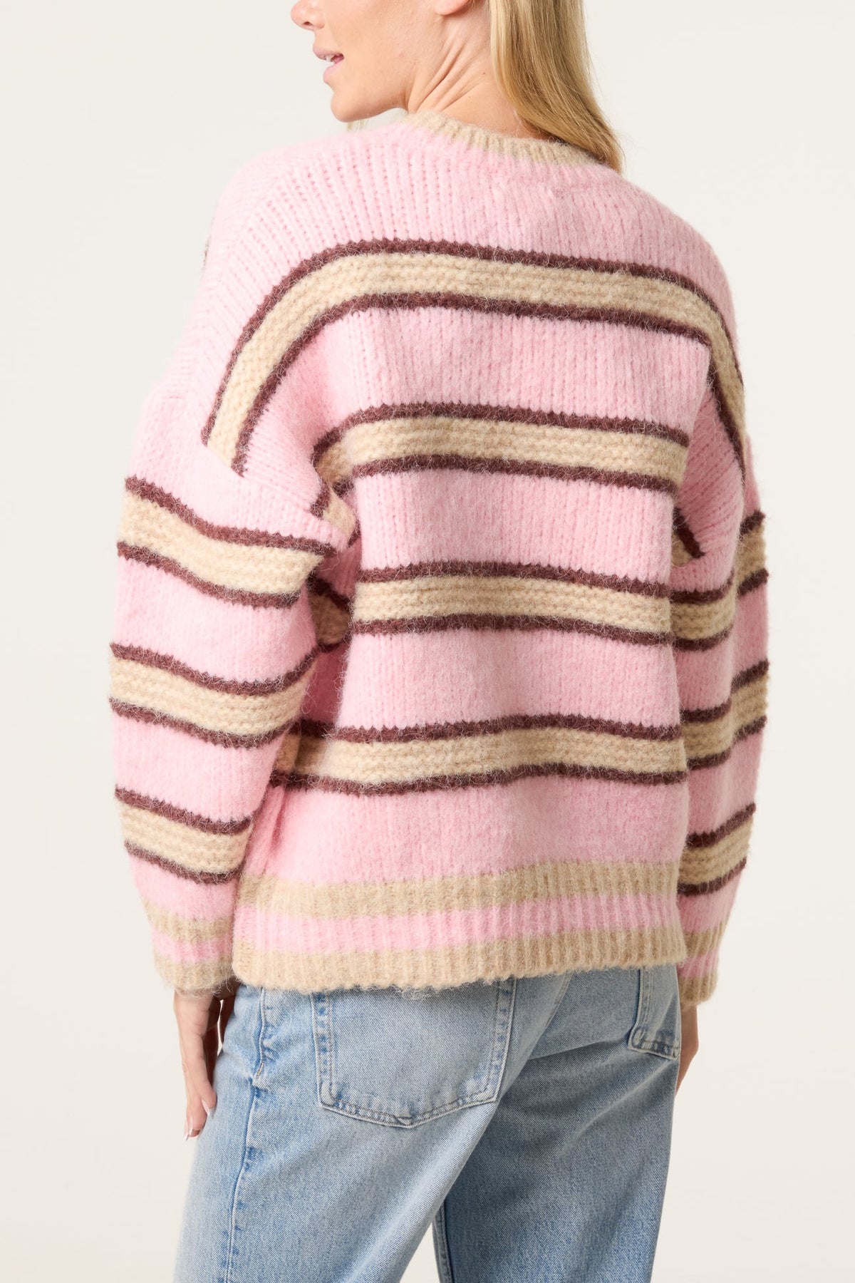 Striped Chunky Knit Jumper