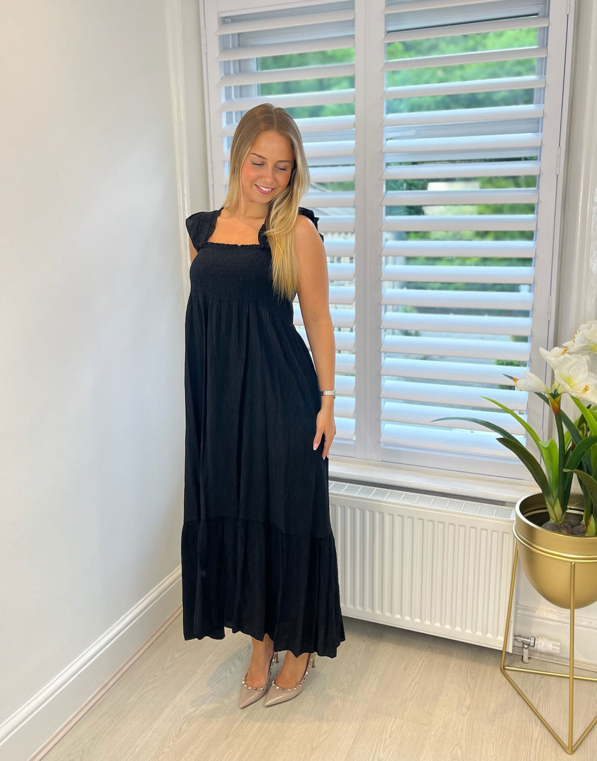 Freya Frill Midi Dress