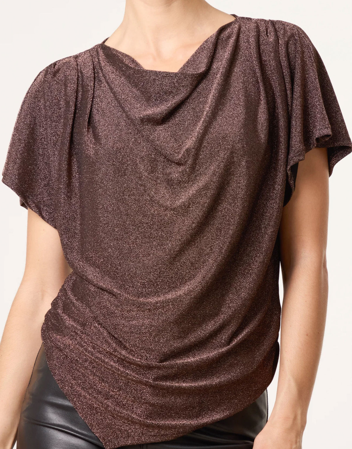 Asymmetric Sparkle Top