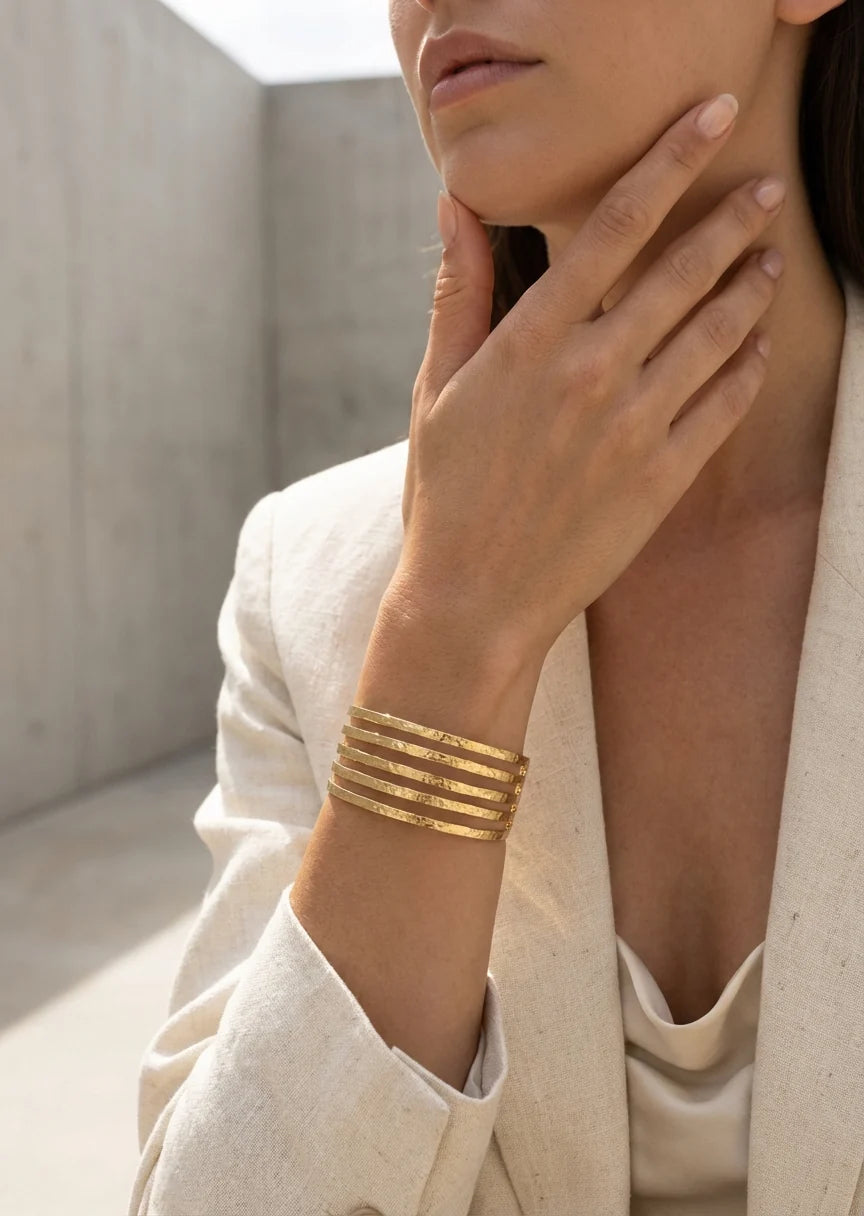 Textured Cuff Bracelet