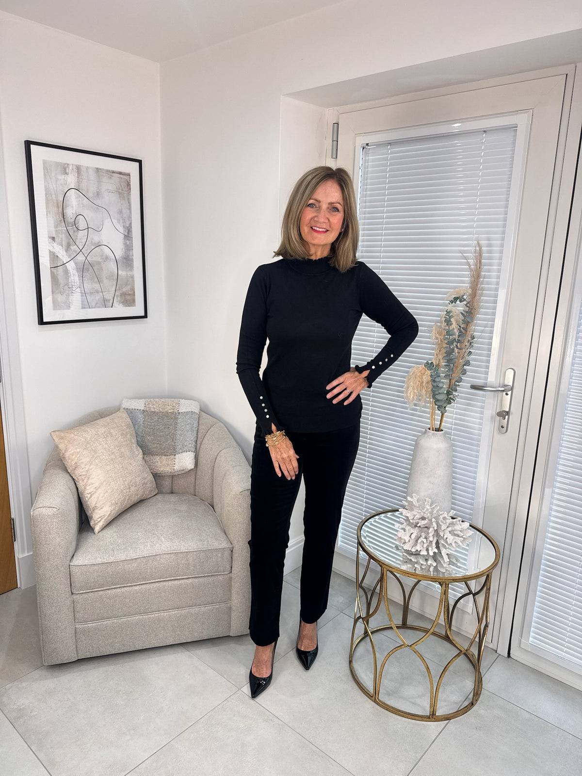 Frill Neck Jumper