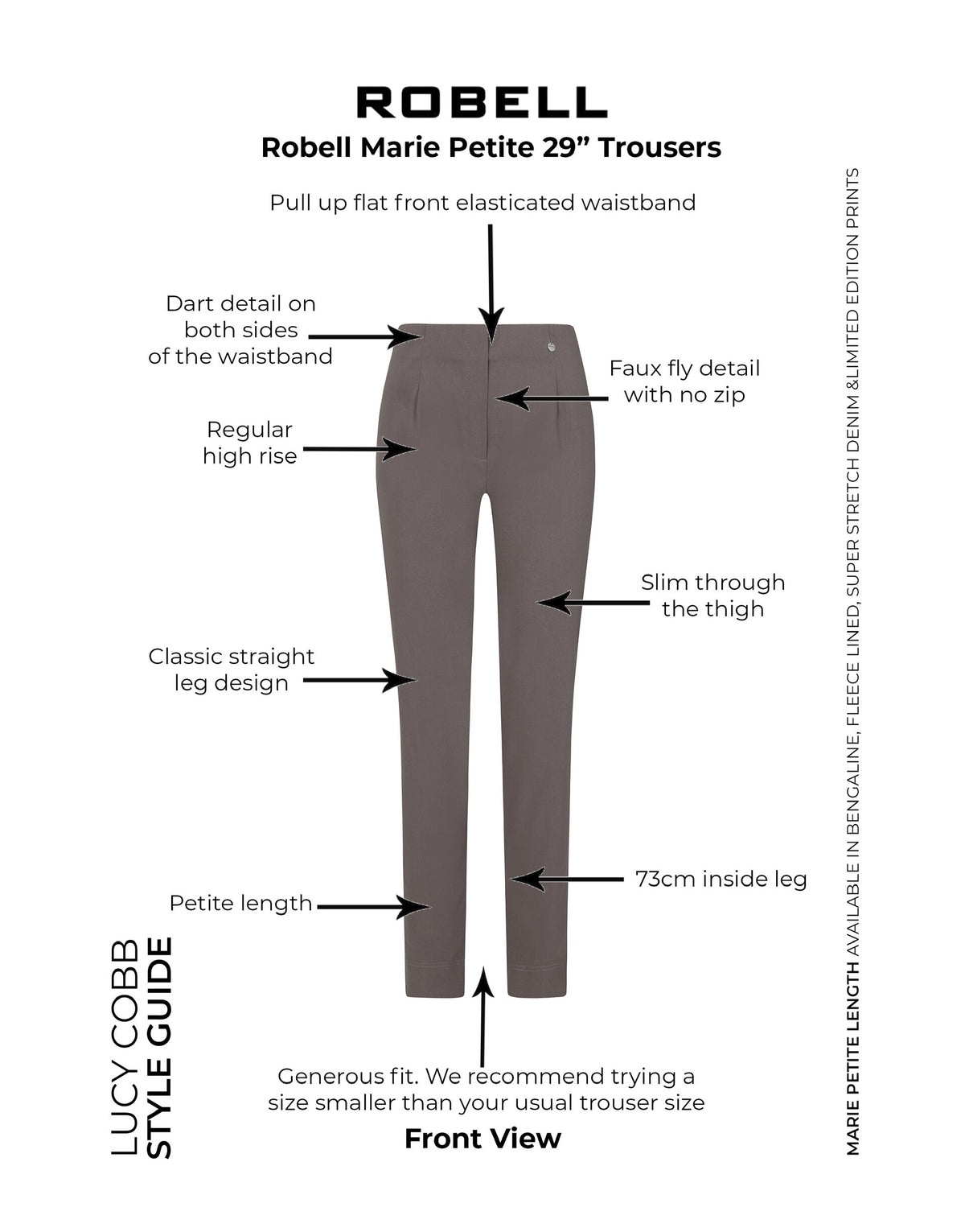 Marie Petite 29" Length