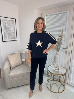 Star Short Sleeve Jumper