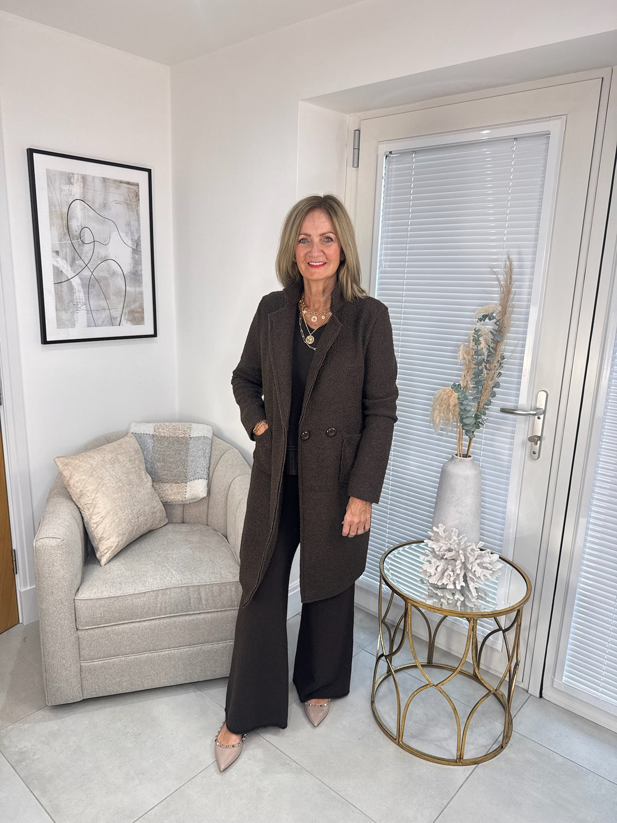Beckie Boucle Coat