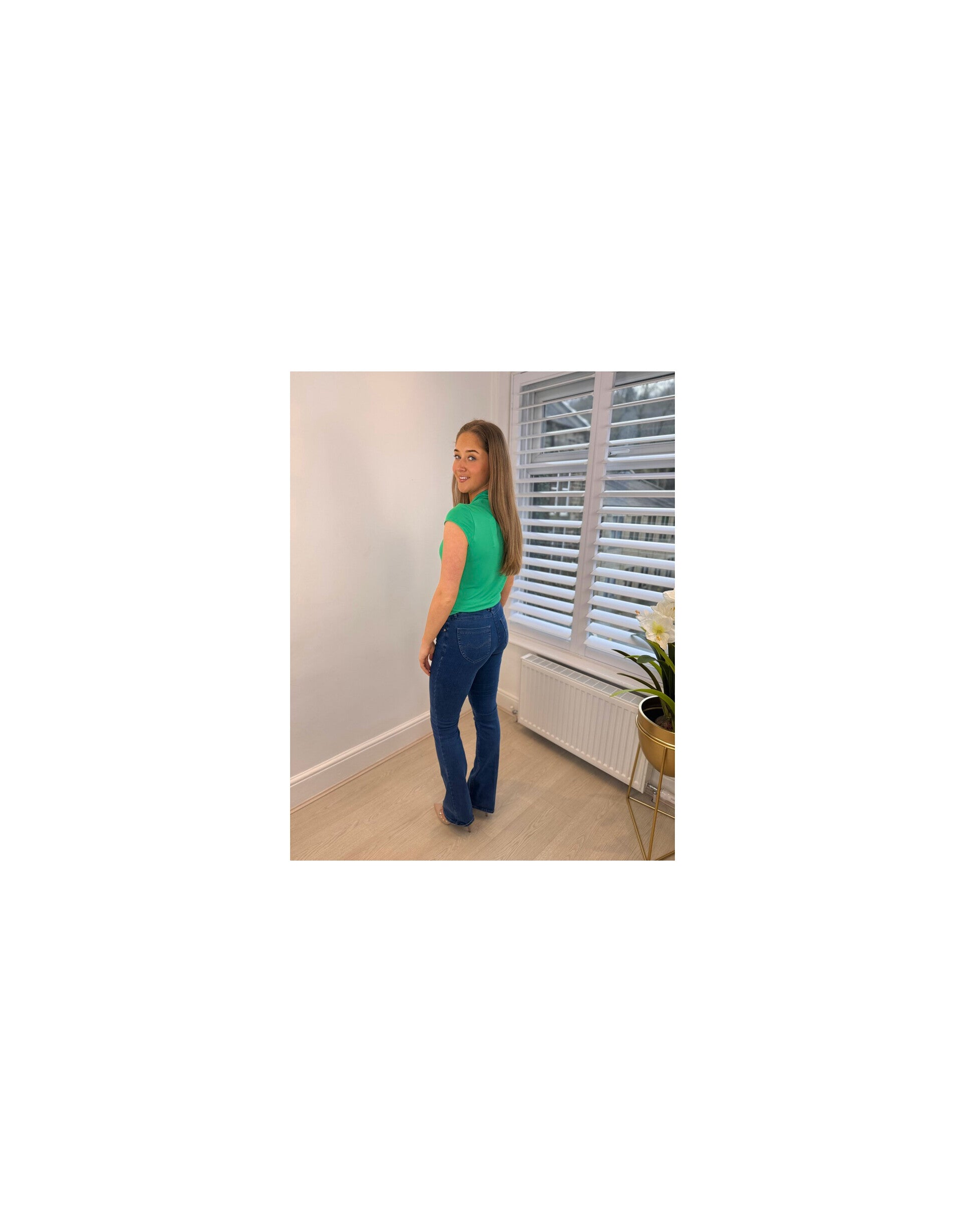 Joella Kick Flare Power Stretch Jeans
