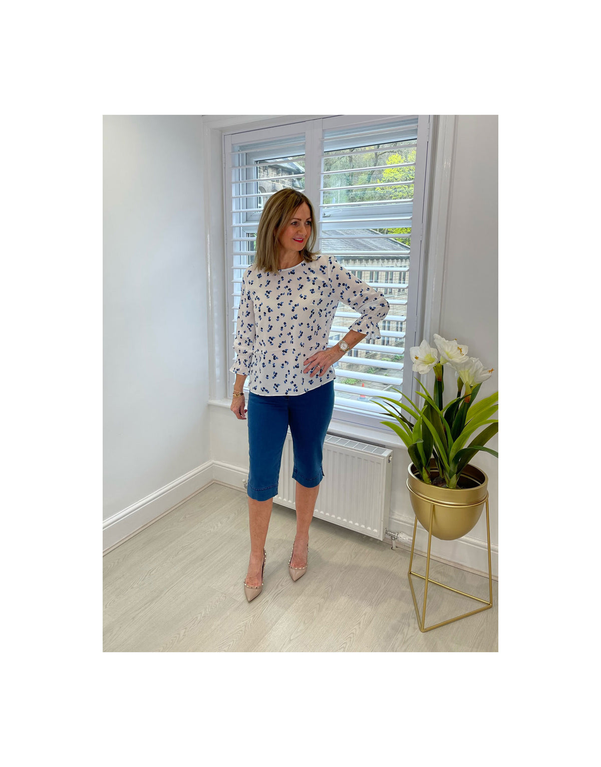 Bella 05 Denim Bermuda Shorts
