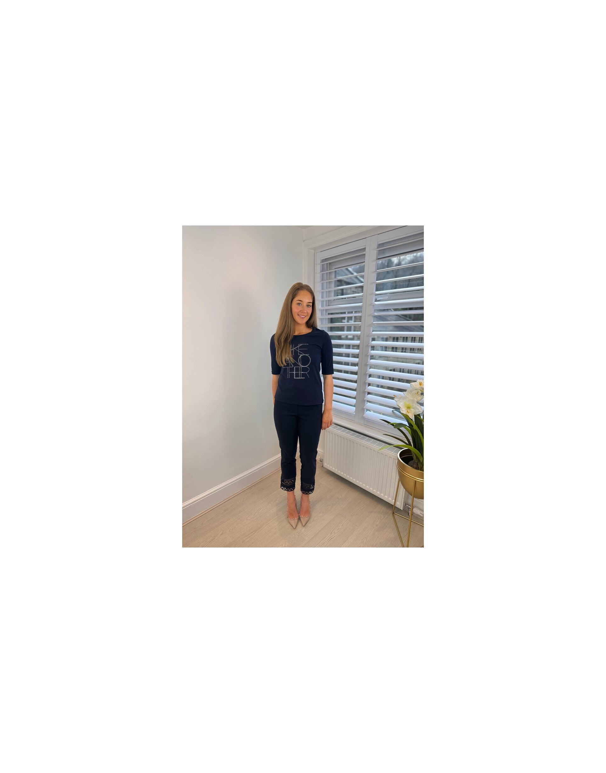 Marie 09 Crochet Hem Trousers