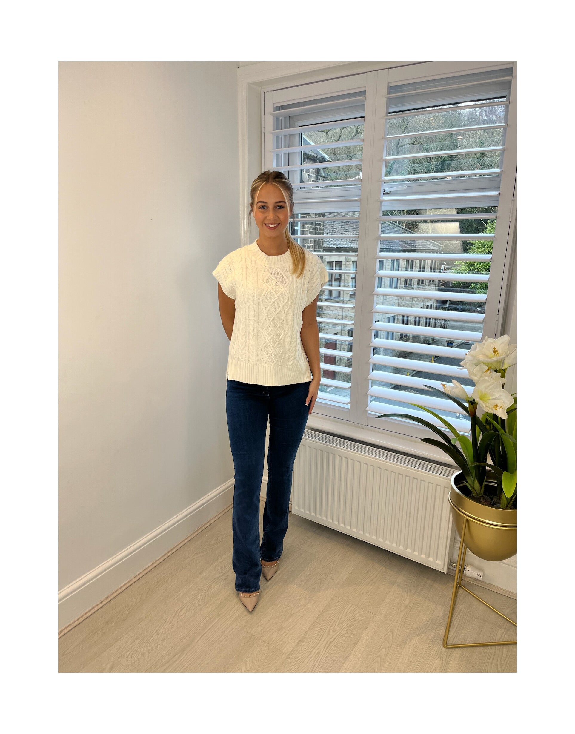 Joella Kick Flare Power Stretch Jeans