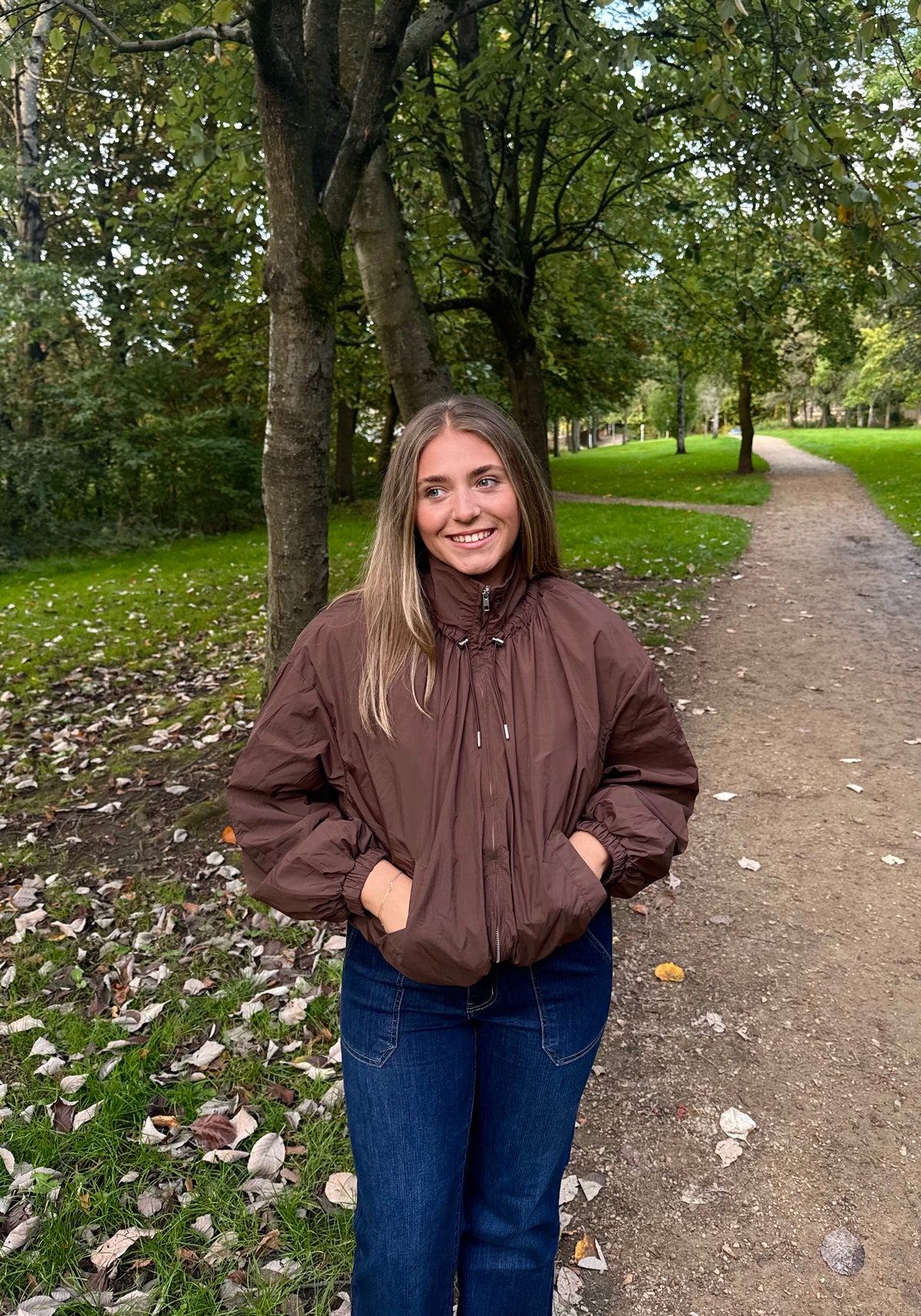 Funnel-Neck Jacket
