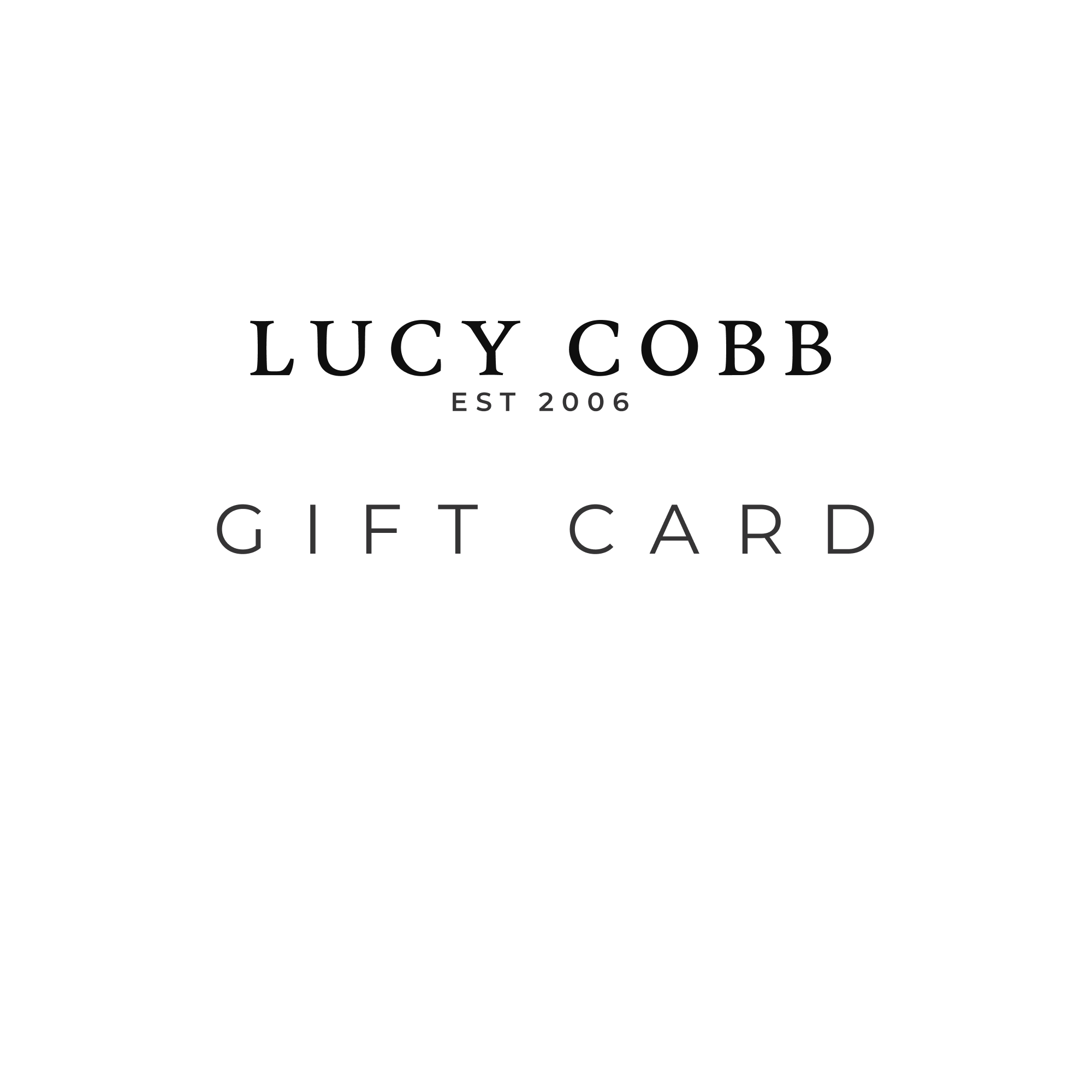 Lucy Cobb Gift Card