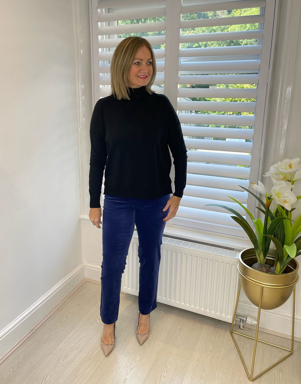 Marie Petite 29" Length Velvet