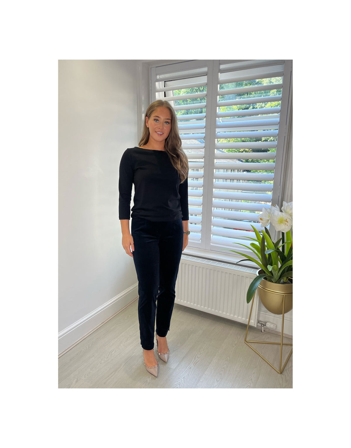 Marie Petite 29" Length Velvet