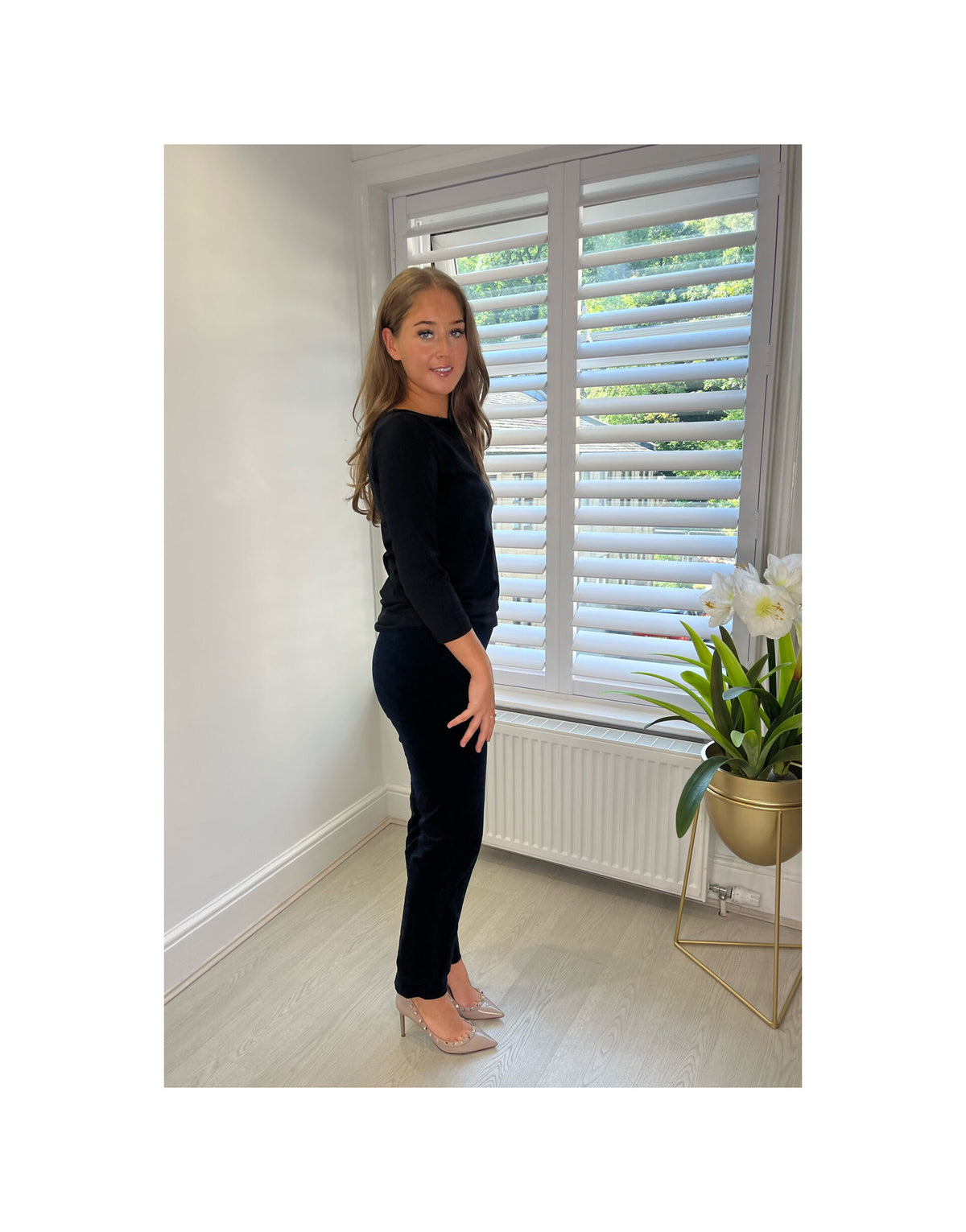 Marie Petite 29" Length Velvet