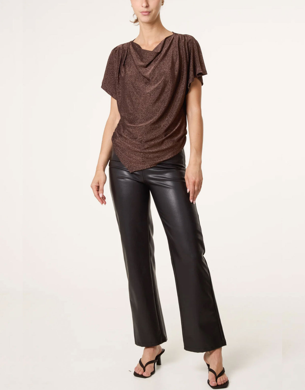 Asymmetric Sparkle Top