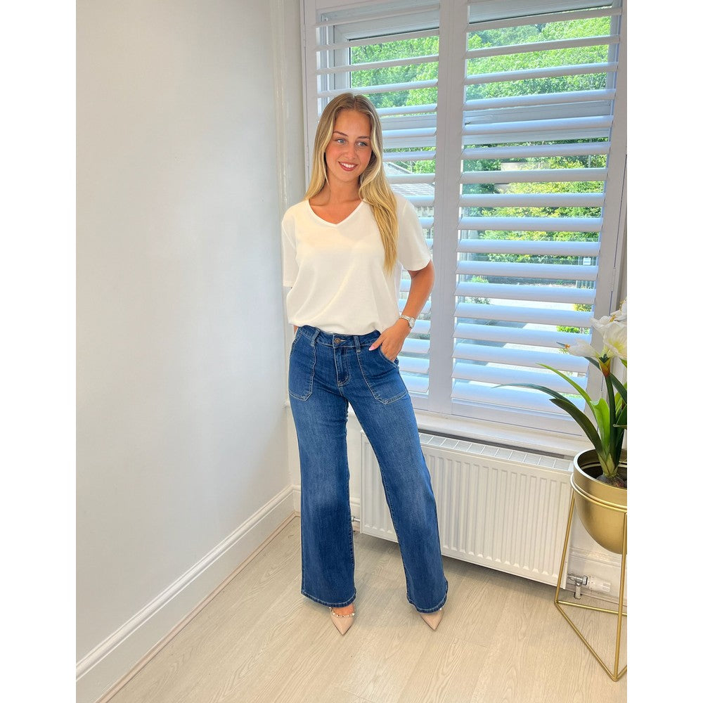 Toxik3 Milan Wide Leg Jeans