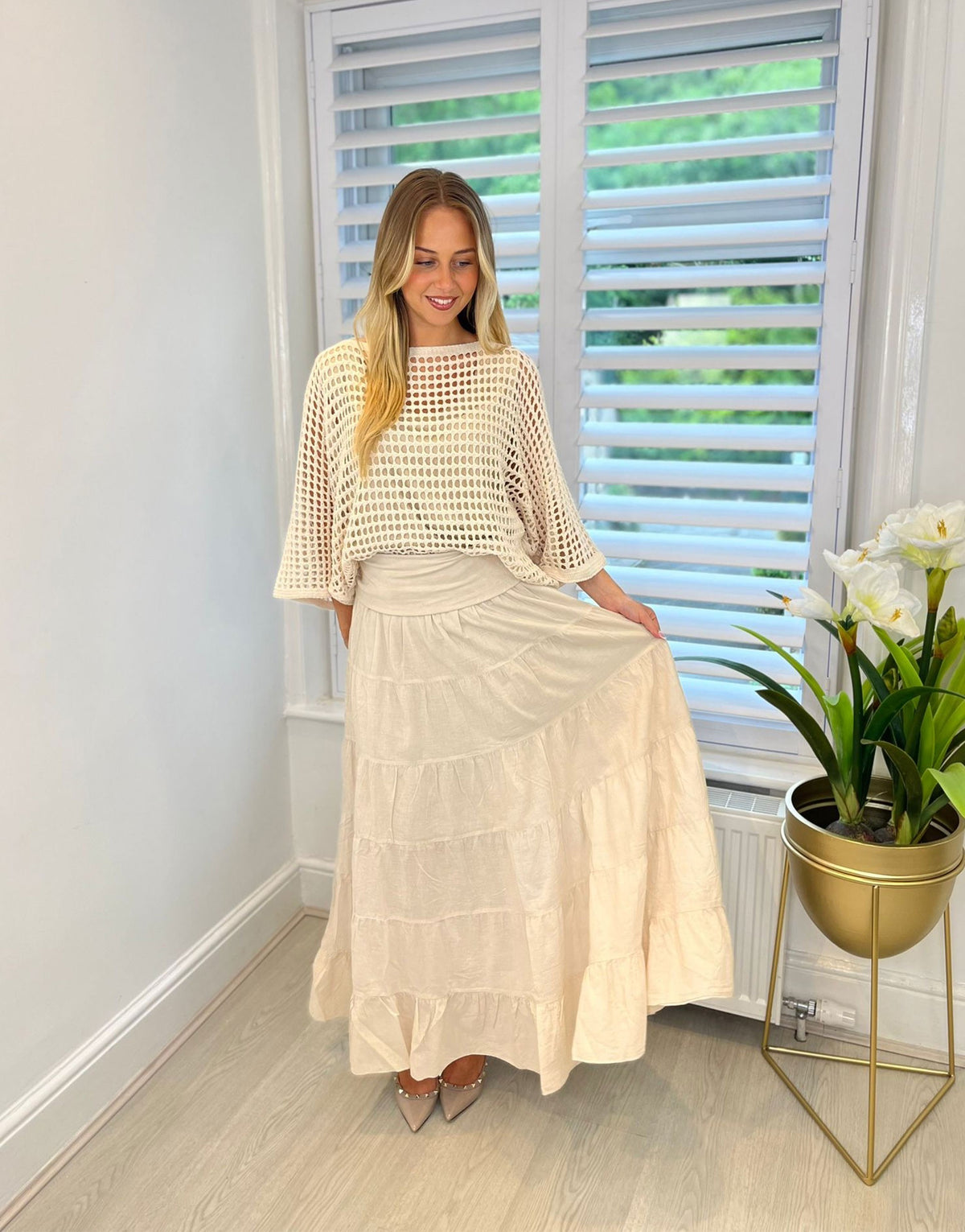 Tanya Tiered Maxi Skirt